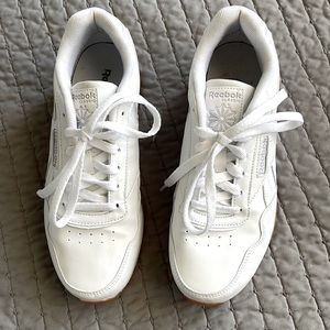Reebok Classic White Leather Sneaker Size 8